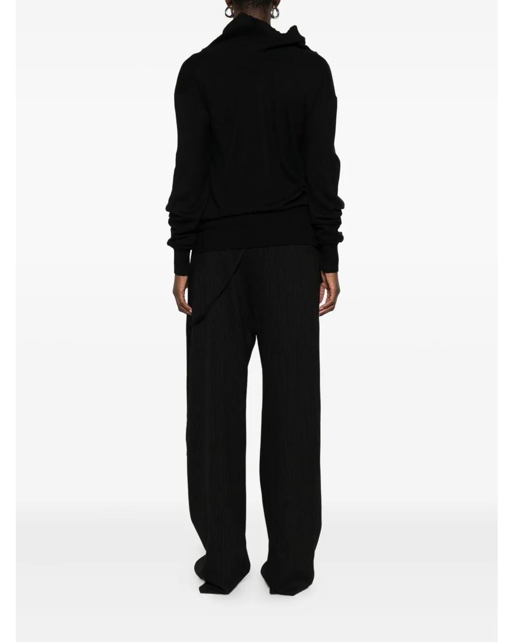 OTTOLINGER Black Upside Down Sweater