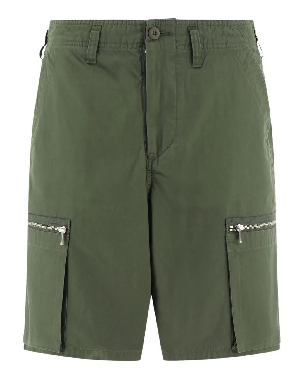 Bermudas Cargo Con Bolsillos Con Cremallera Nonnative de hombre de color Green
