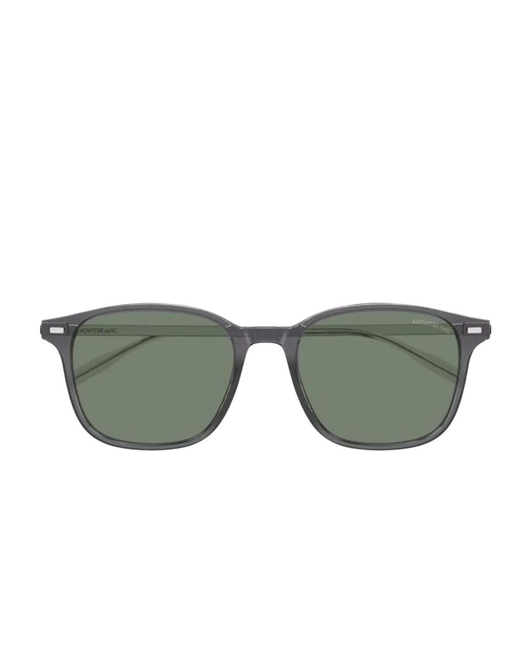 Montblanc Green Round-Frame Sunglasses for men