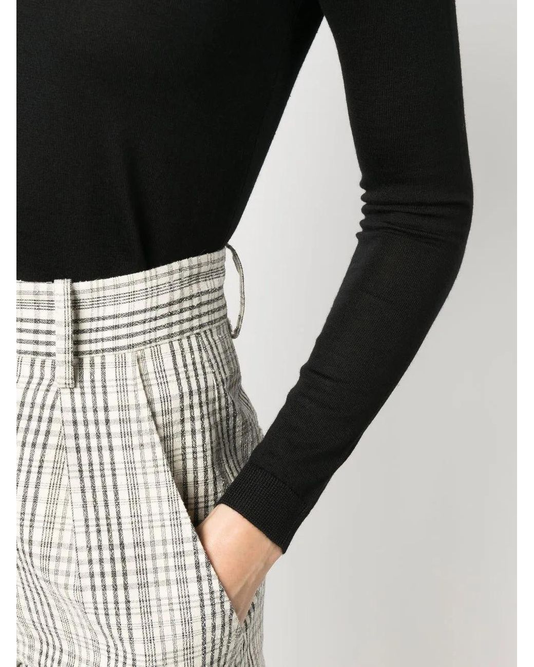 Ralph Lauren Black Round-Neck Knit Jumper
