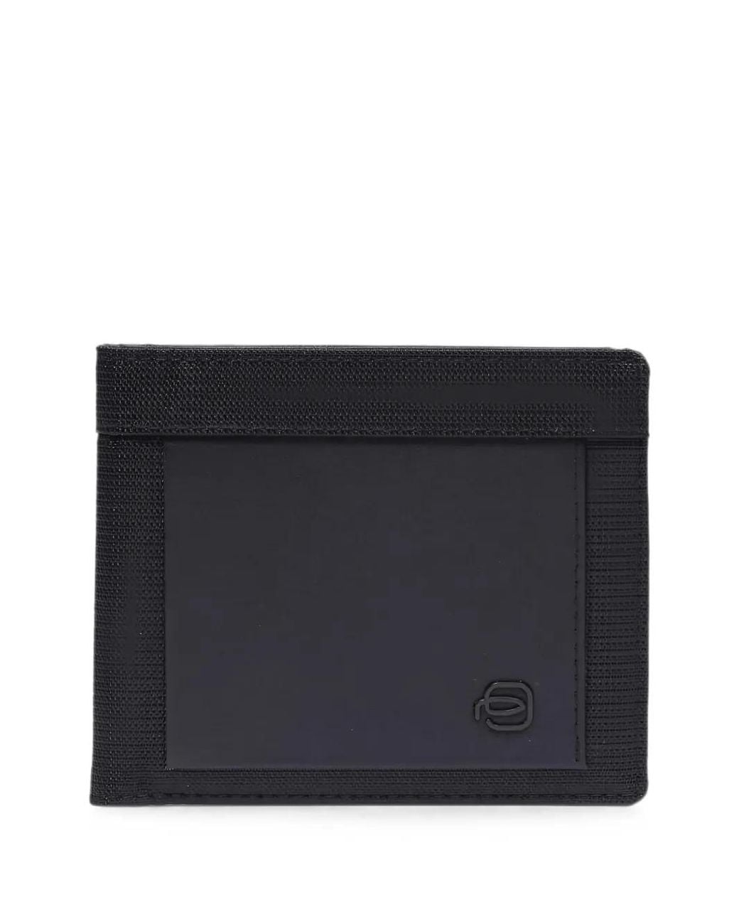 Piquadro Black Logo-Patch Bifold Wallet