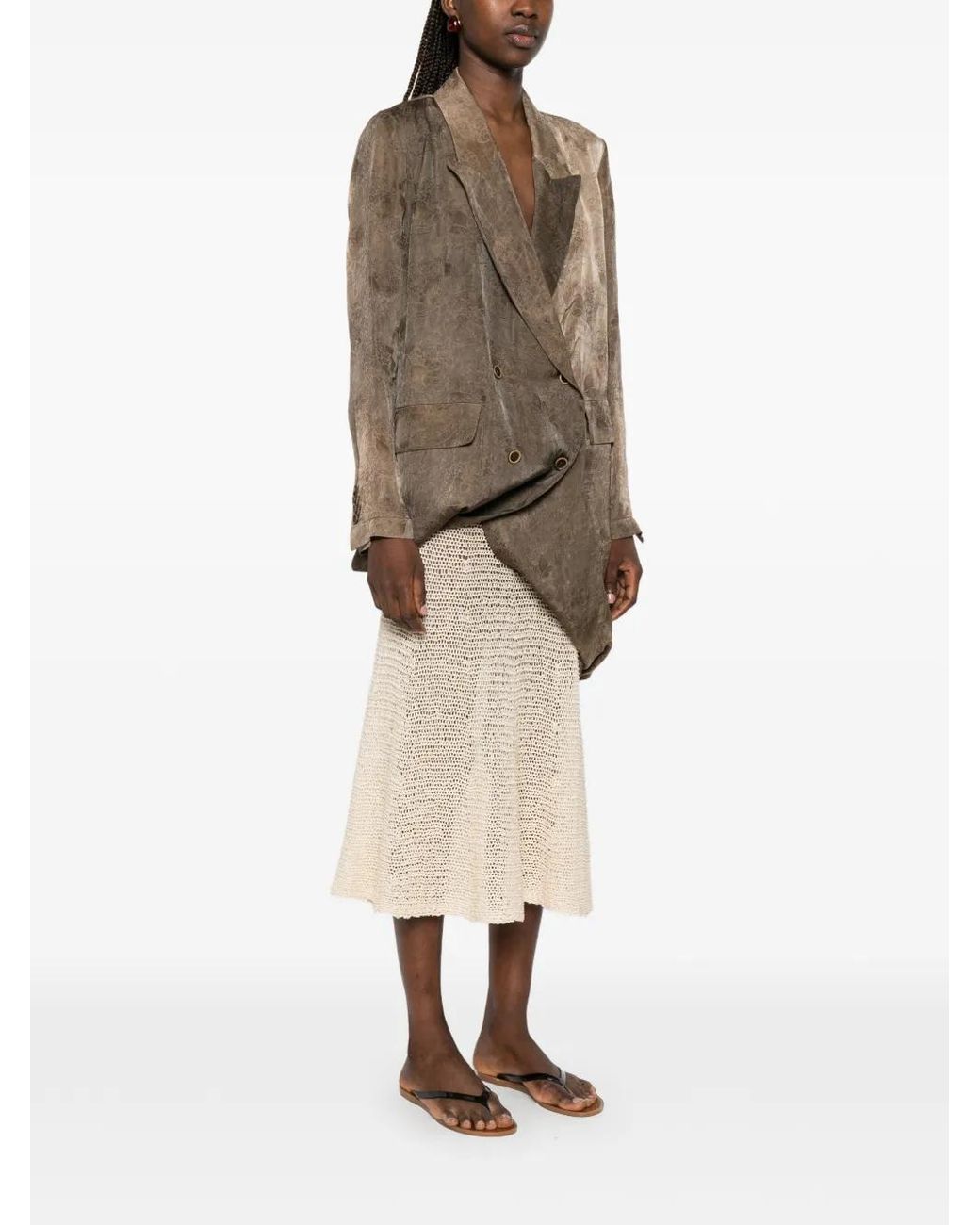 Uma Wang Natural Kasiia Blazer
