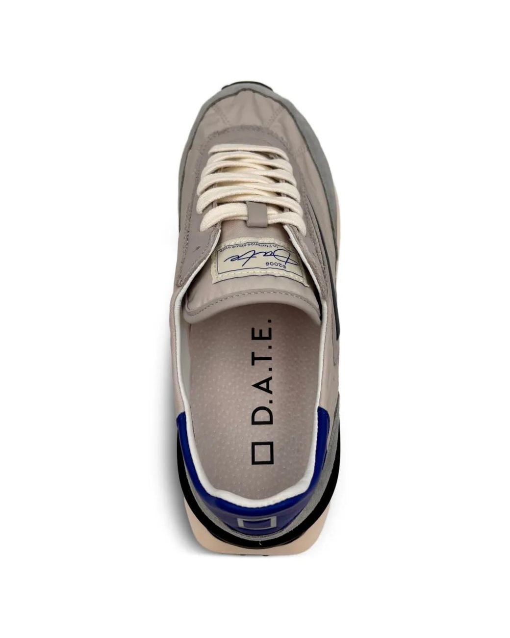 Date Gray Athleta Panelled Sneakers for men