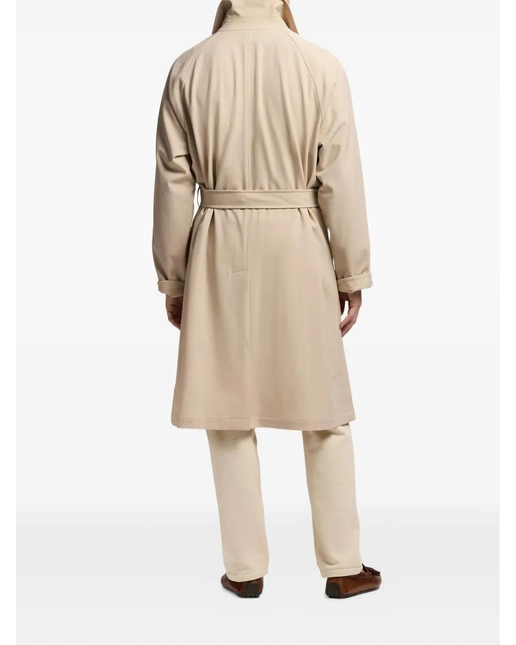 Ralph Lauren Natural Belted Raglan-Sleeve Trench Coat for men
