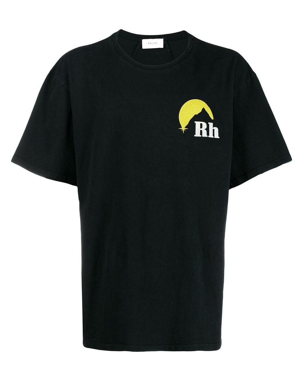 Rhude Cotton Logo T-shirt in Black for Men - Save 57% - Lyst