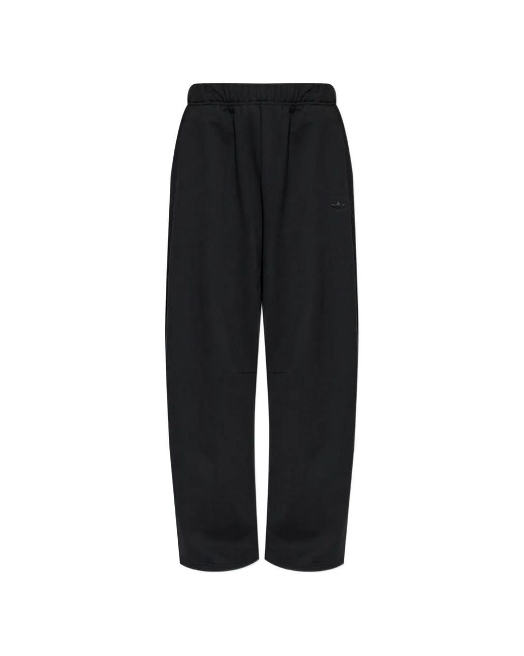 Adidas Black Wide-Leg Track Pants for men