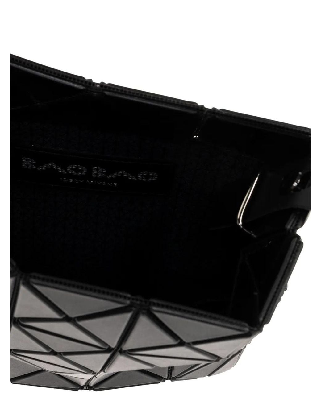 Issey Miyake Black Prism Matte Shoulder Bag