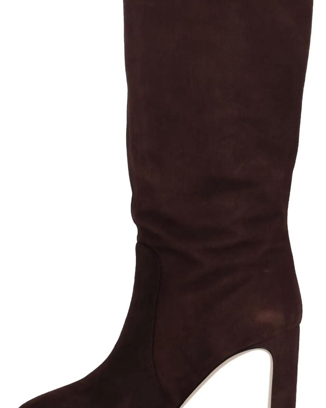 Stuart Weitzman Brown 85Mm Block-Heel Suede Boots