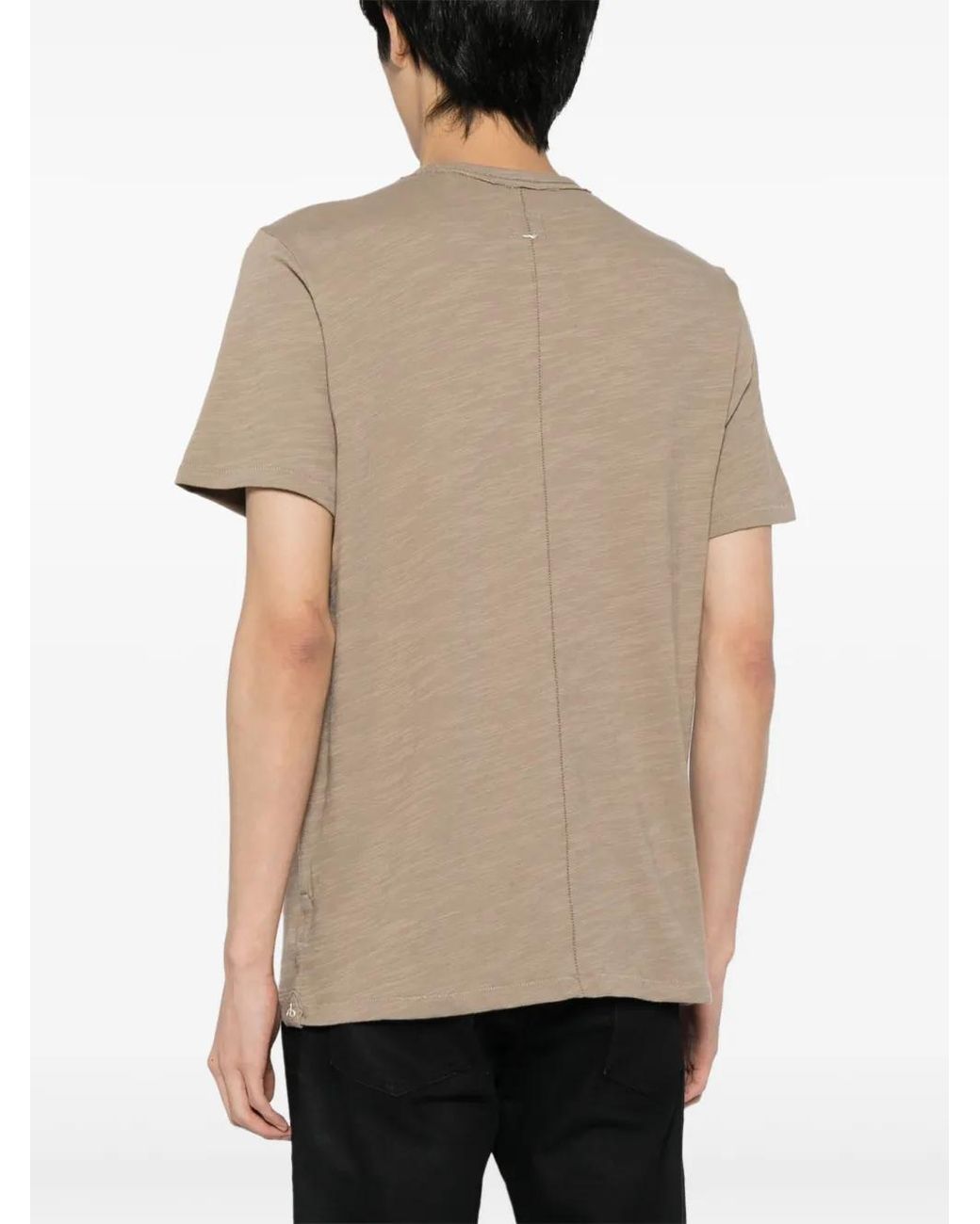Rag & Bone Natural Classic Flame Cotton T-Shirt for men