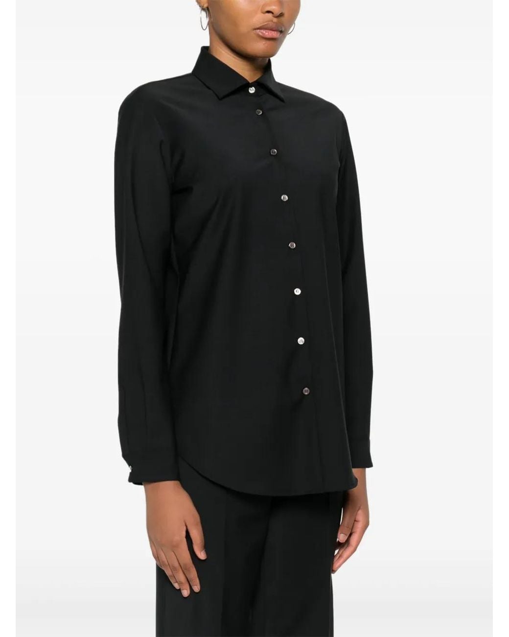 DR. HOPE Black Plain Shirt