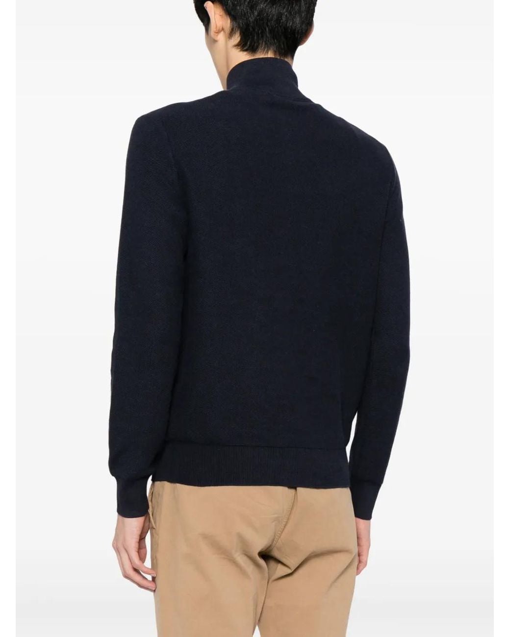 Polo Ralph Lauren Blue Quarter-Zip Pullover for men
