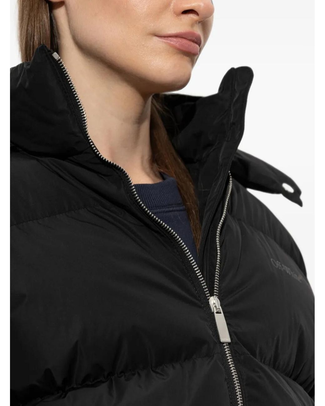 Off-White c/o Virgil Abloh Black Hooded Puffer Jacket