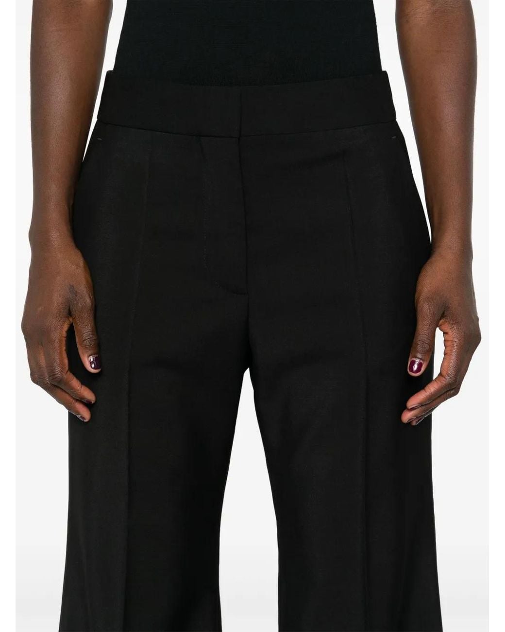 Givenchy Black Flared Trousers