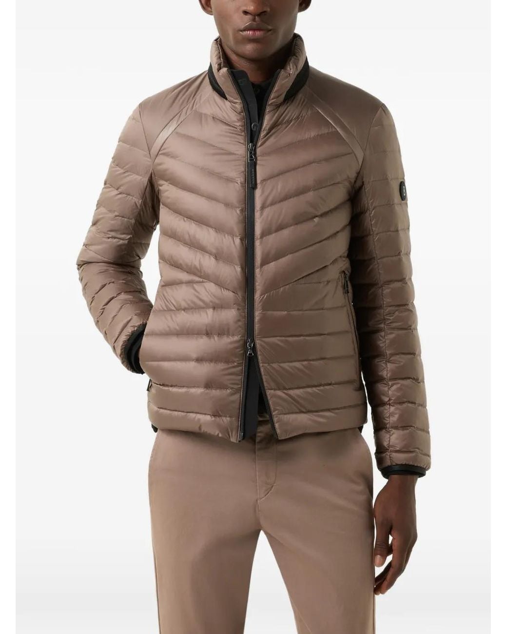 Bogner Brown Liman Quilted Jacket for men