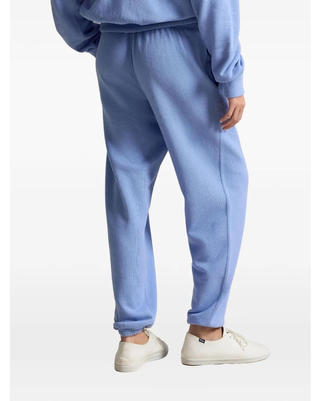 Polo Ralph Lauren Blue Logo-Embroidered Track Pants