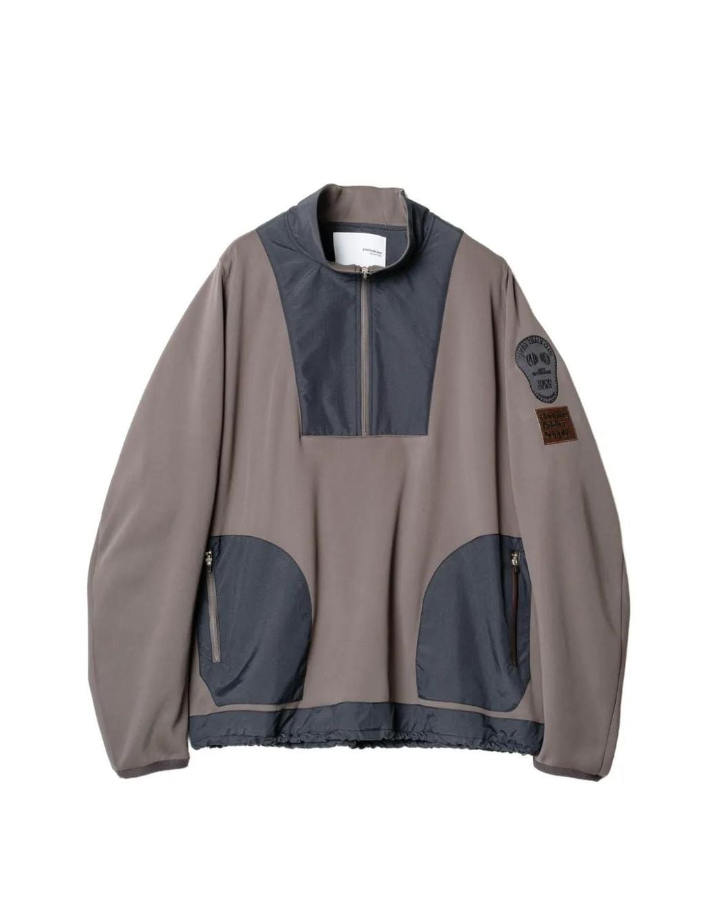 Yoshio Kubo Gray Ghost Truck Panelled Jacket for men