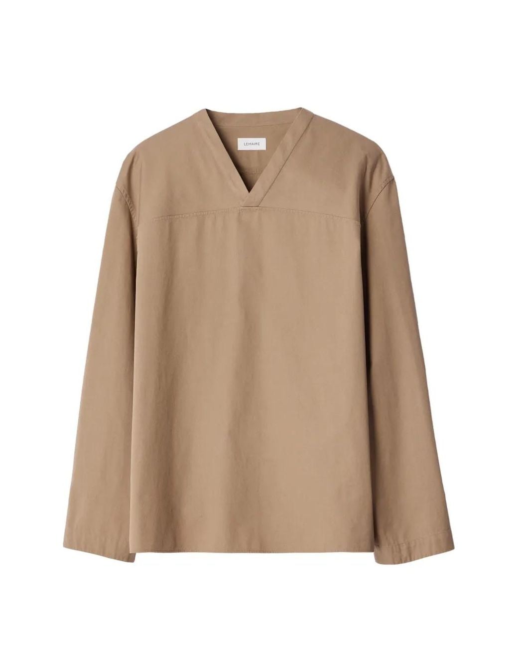 Lemaire Natural V-Neck Top for men