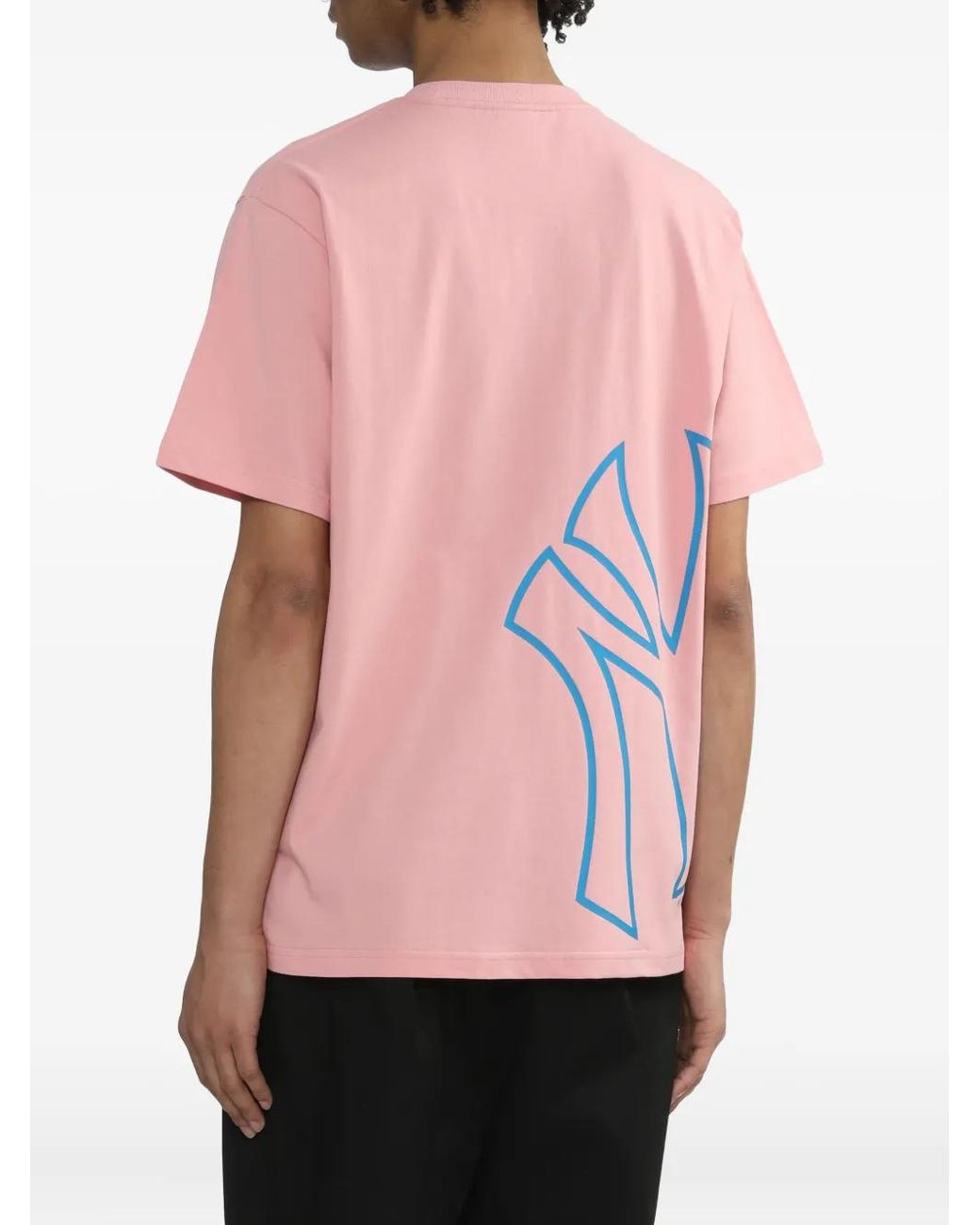 KTZ Pink Box-Logo Printed T-Shirt for men