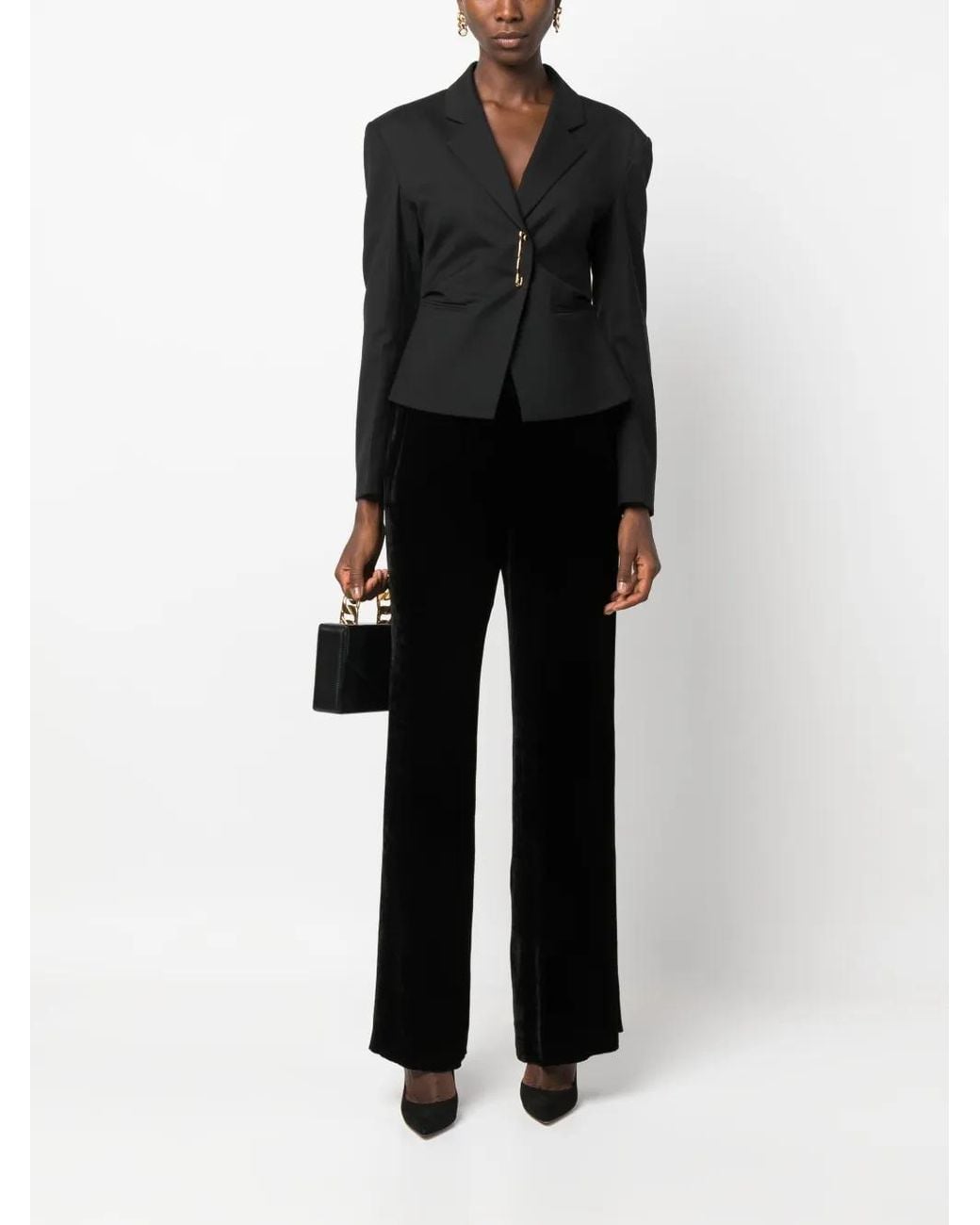 Antonelli Black Tailored Trousers