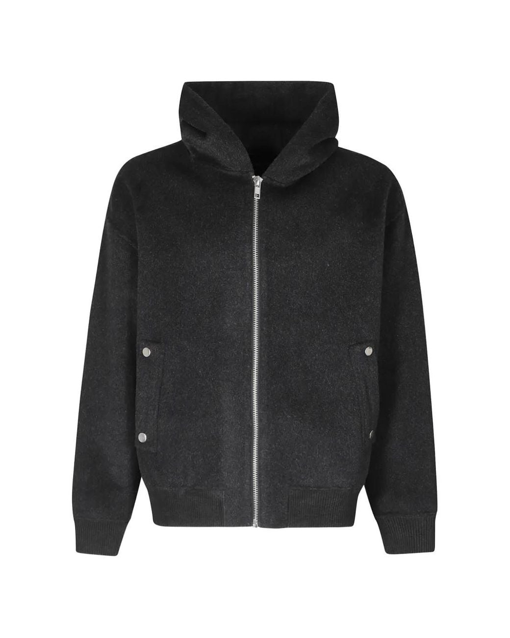 Department 5 Black Zip-Up Hooded Jacket for men