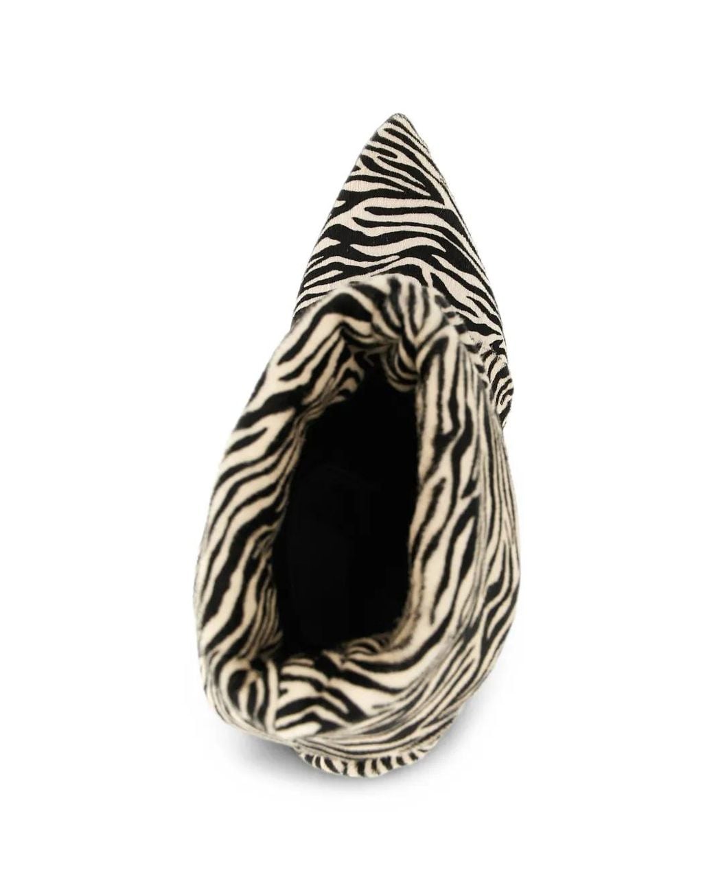 Isabel Marant Black Edrik Zebra-Print Ankle Boots