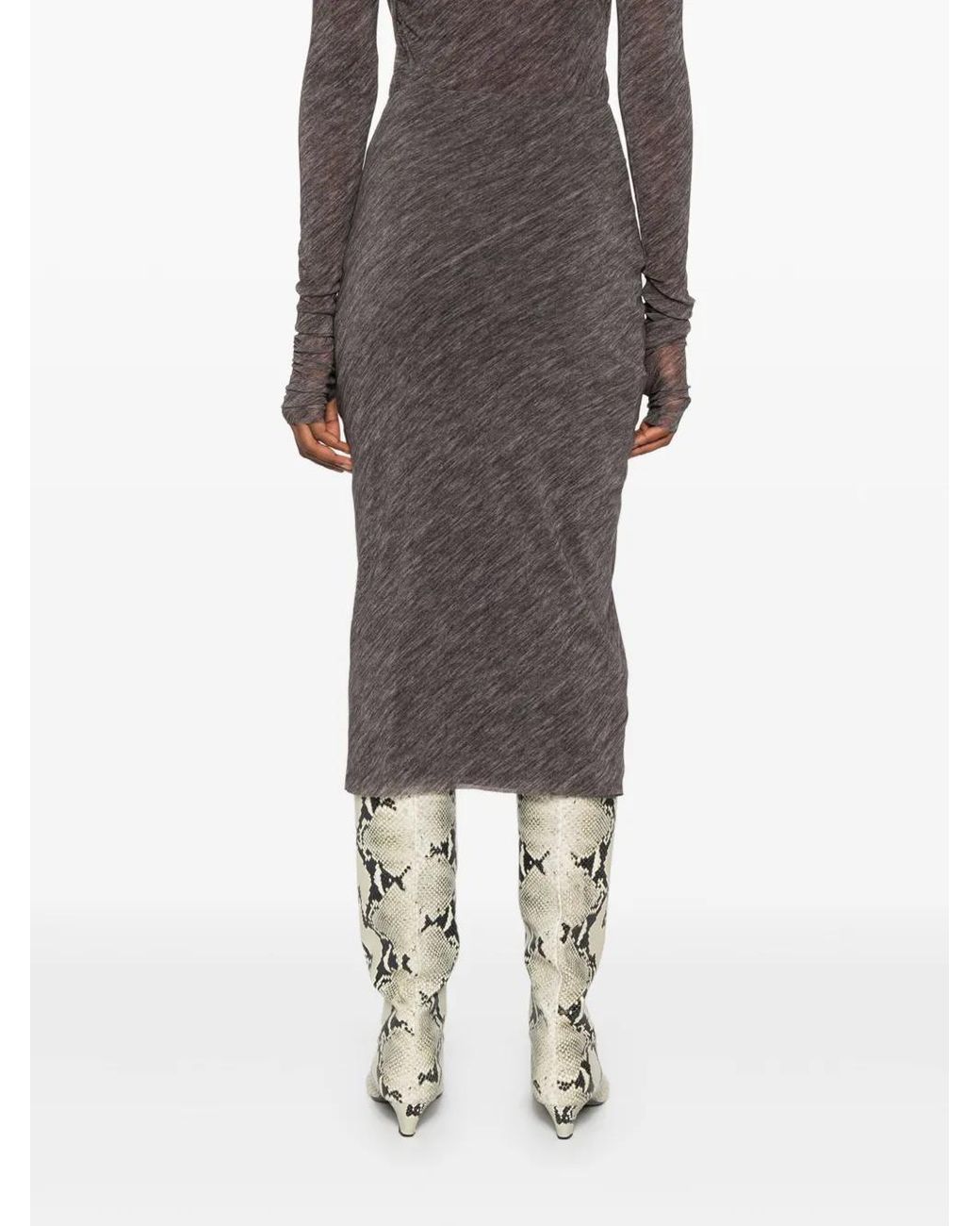 Philosophy Di Lorenzo Serafini Gray Skirt