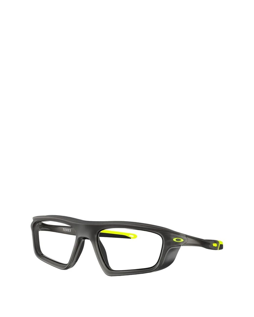 Oakley Black Teres Rectangle-Frame Glasses