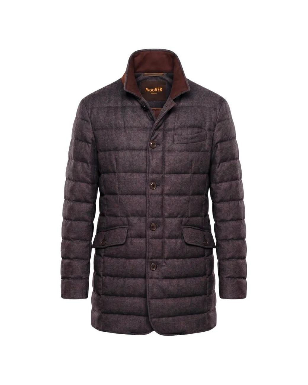 Moorer Purple Doudoune À Col Montant for men