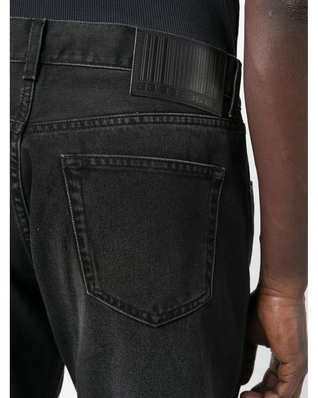 VTMNTS Blue Straight-Leg Cotton Jeans for men
