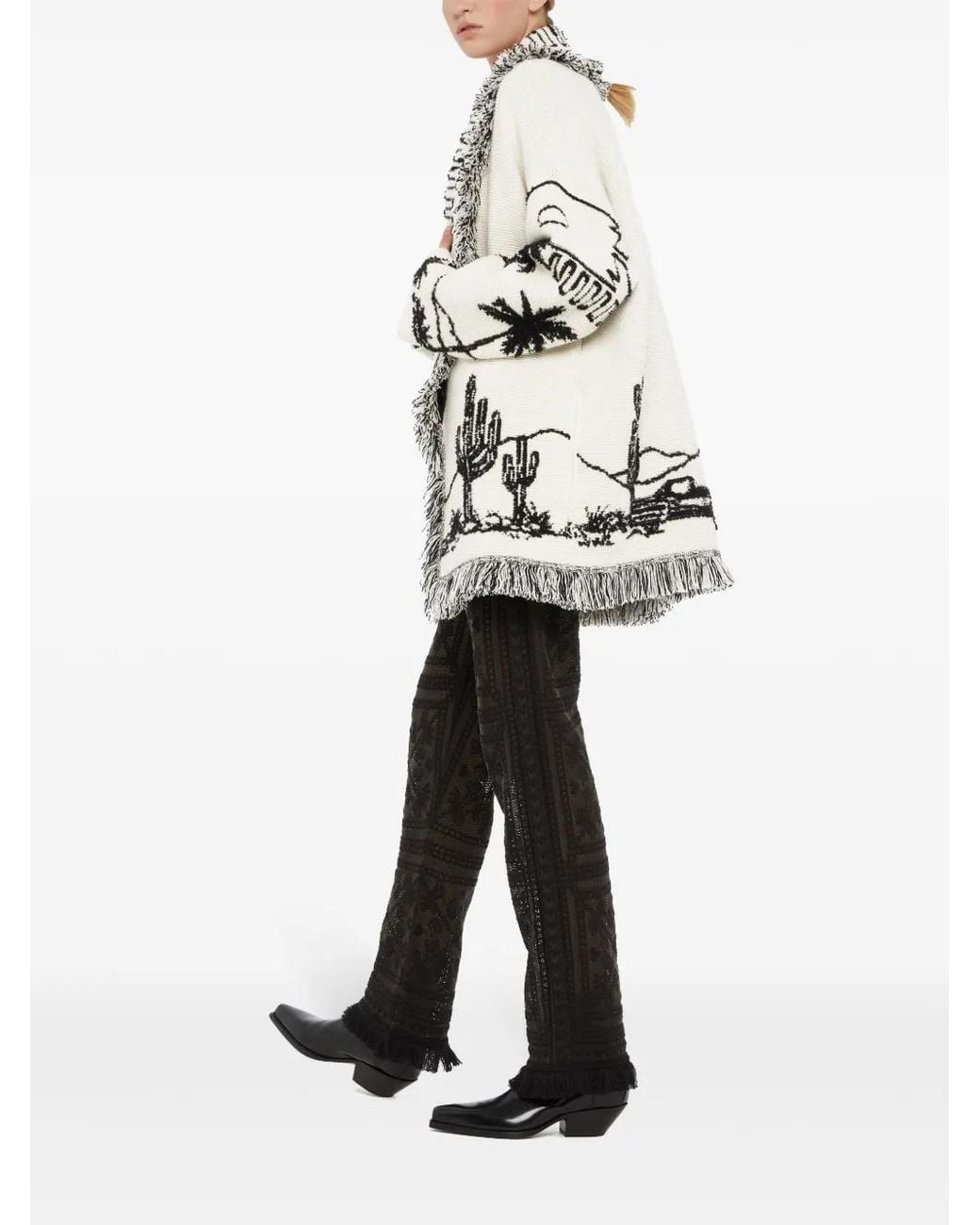 Alanui Gray Cardigan