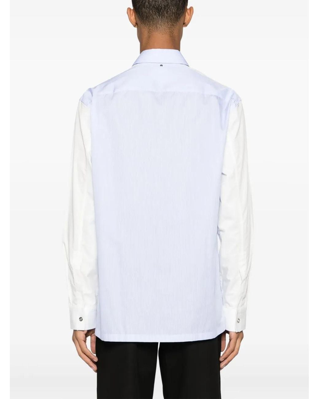 OAMC White Striped Cotton Shirt for men