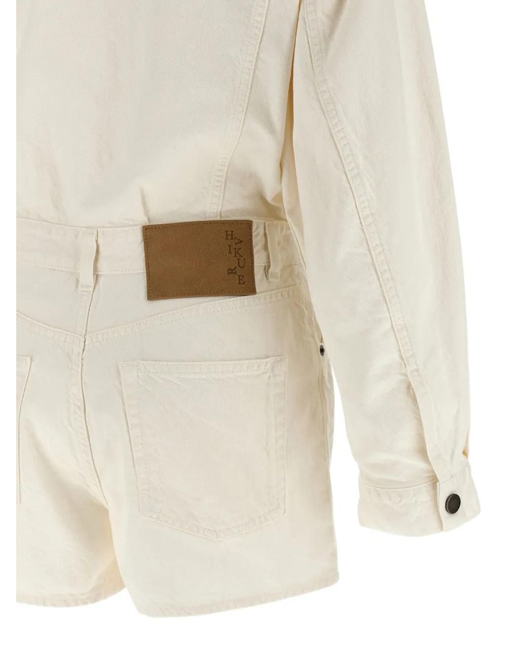 Haikure Natural Elle Authentic Lax Button-Up Playsuit