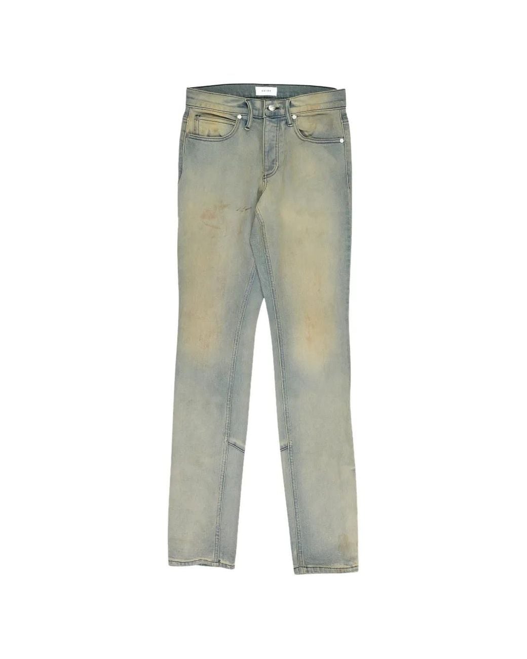 Rhude Green Skinny-Fit Jeans for men