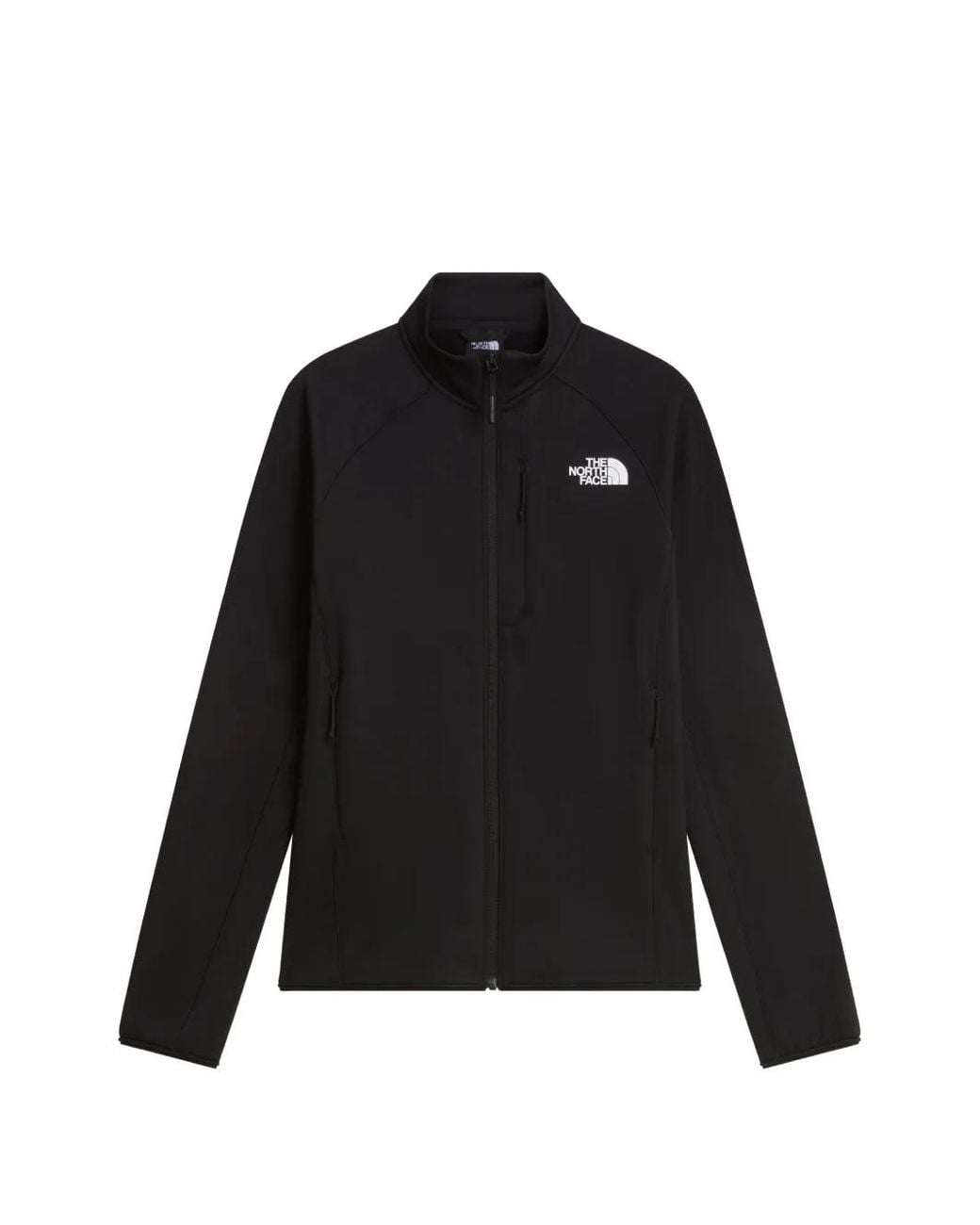 The North Face Black Polartec Power Stretch Meteora Jacket With High-Stretch For Mountaineering