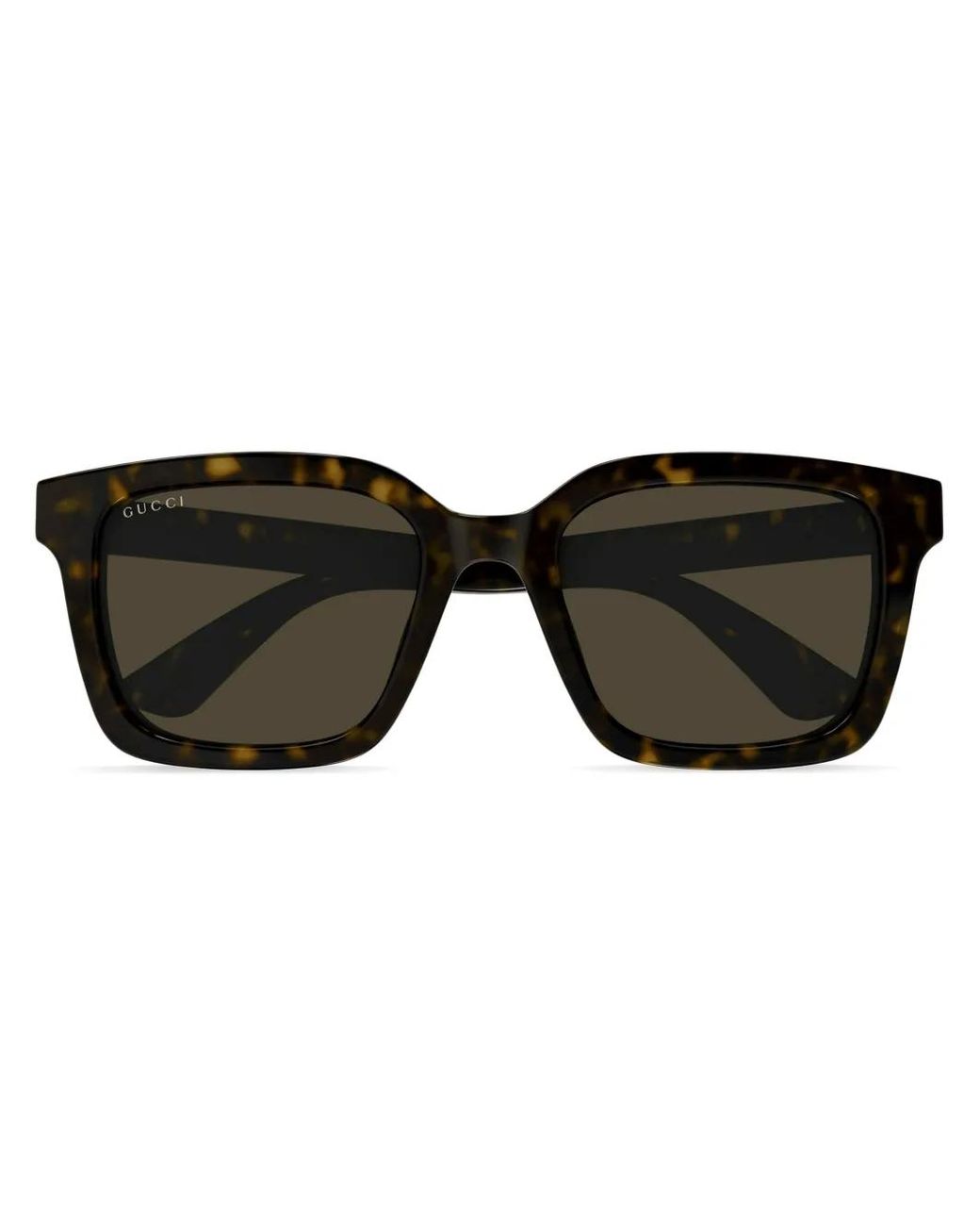 Gucci Sonnenbrille Mit Eckigem Gestell in Black für Herren