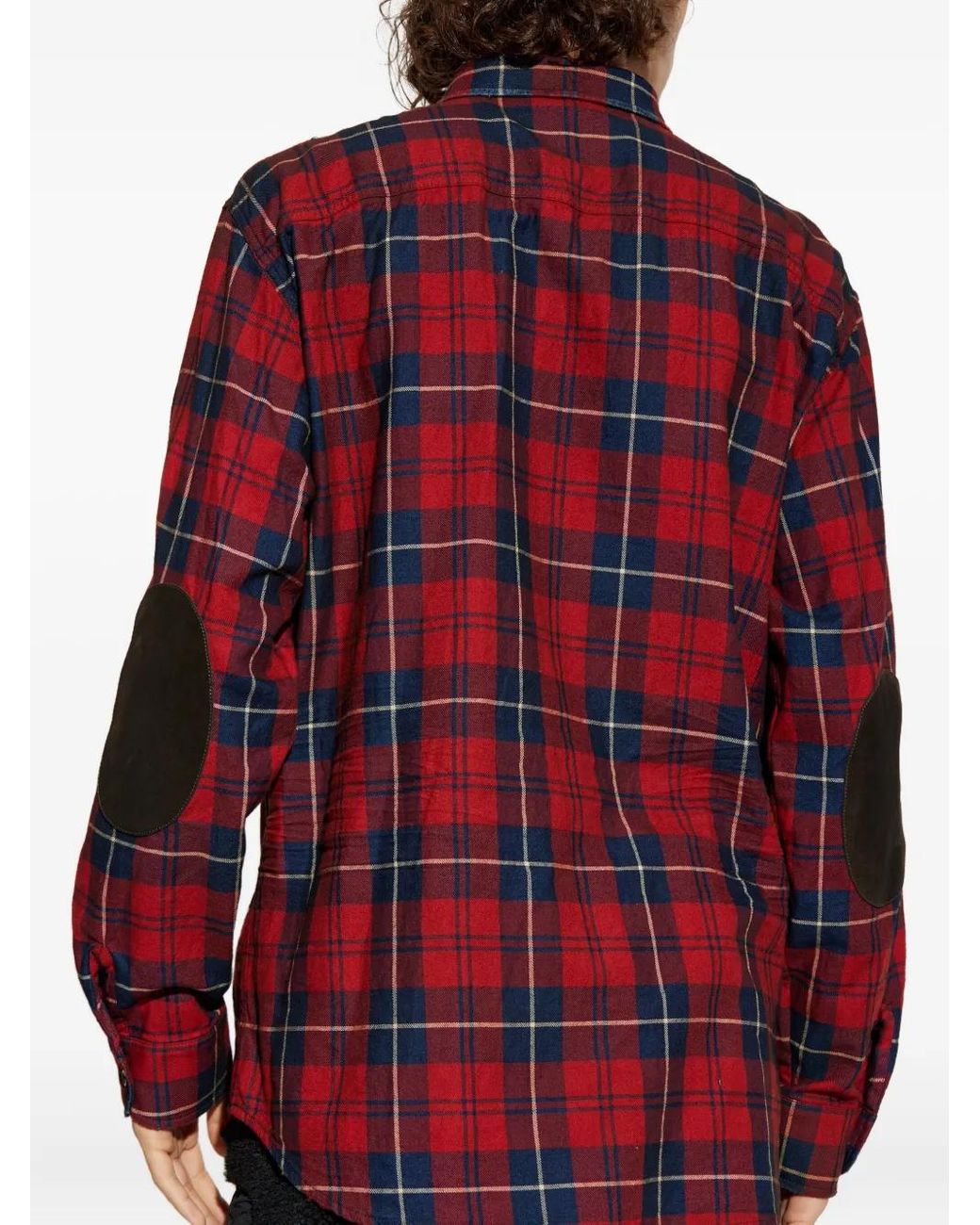 DSquared² Red Checked-Pattern Shirt for men