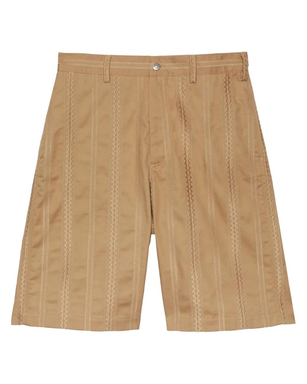 Pantalones Cortos A Rayas MSGM de hombre de color Natural