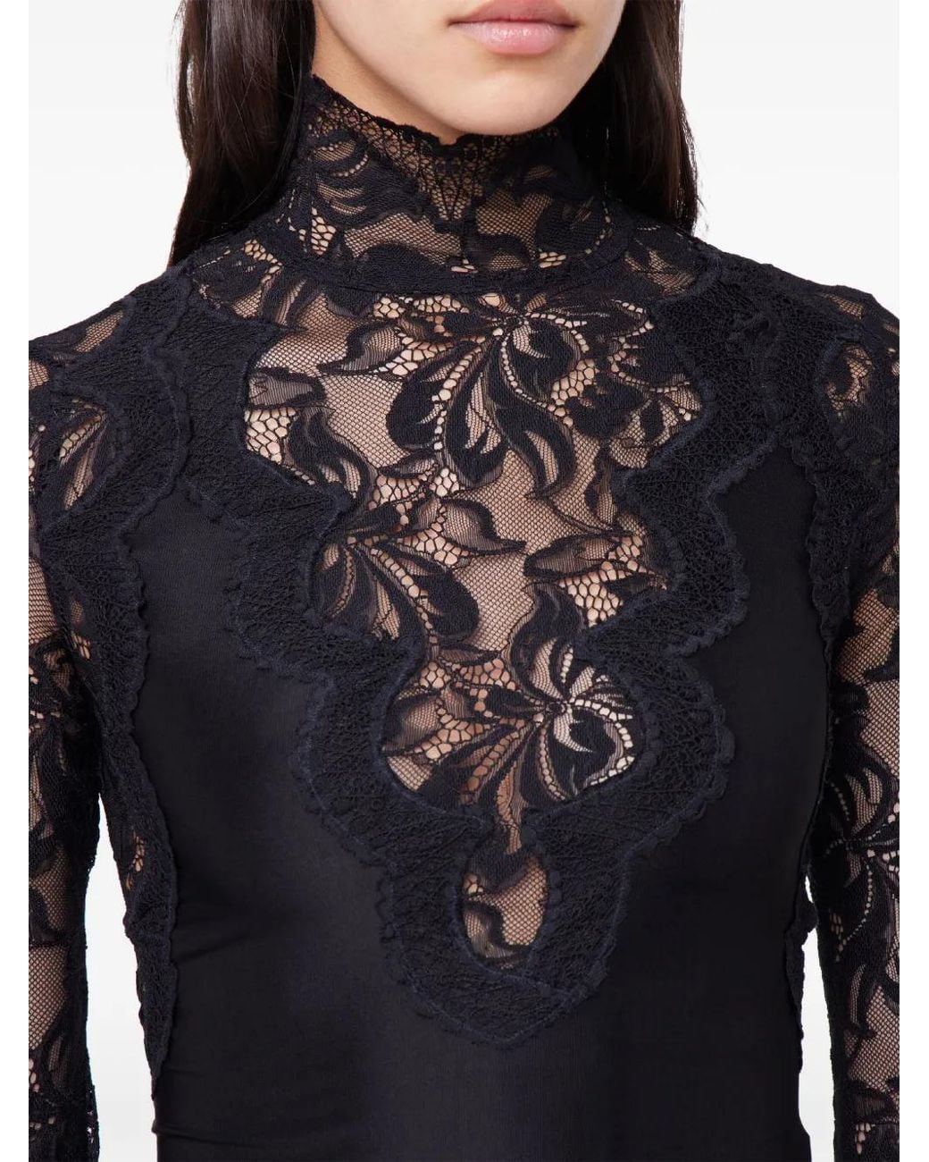 Rabanne Black Long Sleeve Top