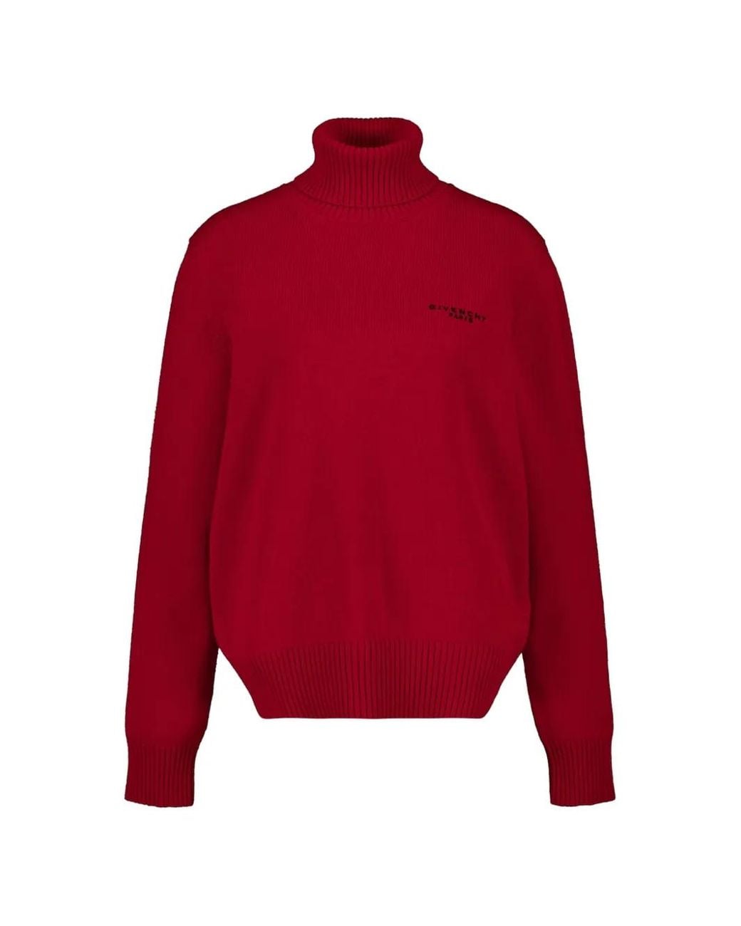 Givenchy Red Turtleneck Sweater