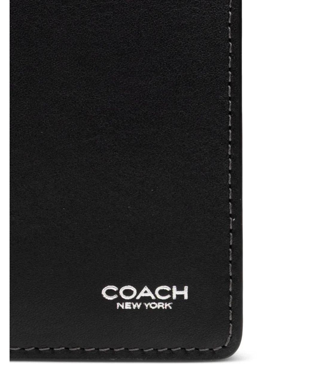 COACH Black Card Wallet for men