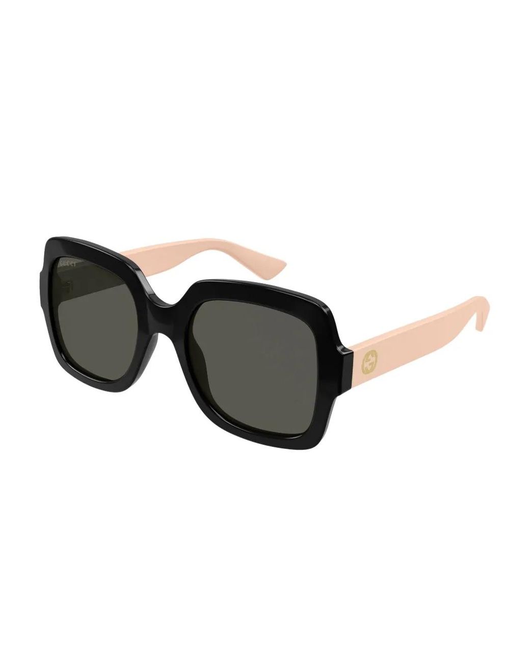 Gucci Black Oversize-Frame Sunglasses