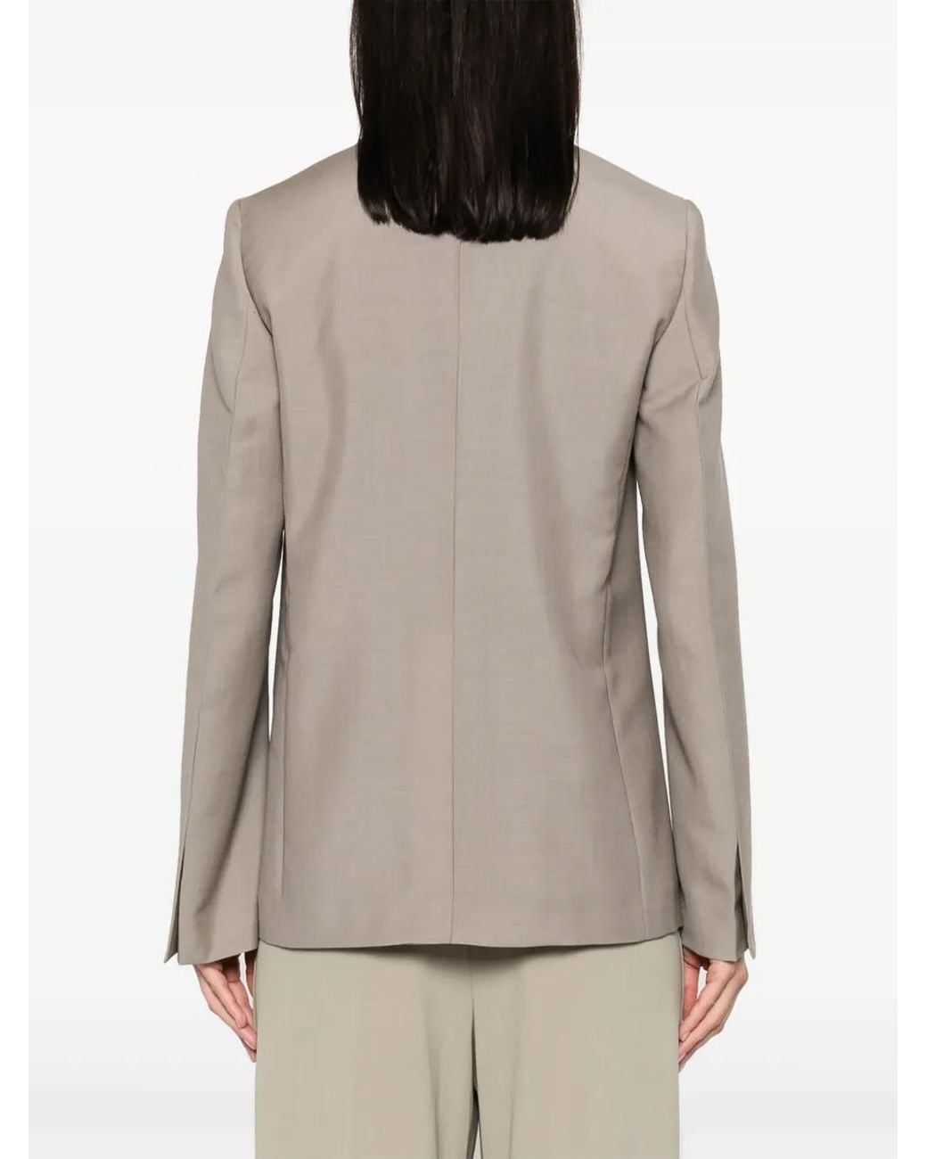 Fendi Blazer Met Enkele Rij Knopen in het Gray