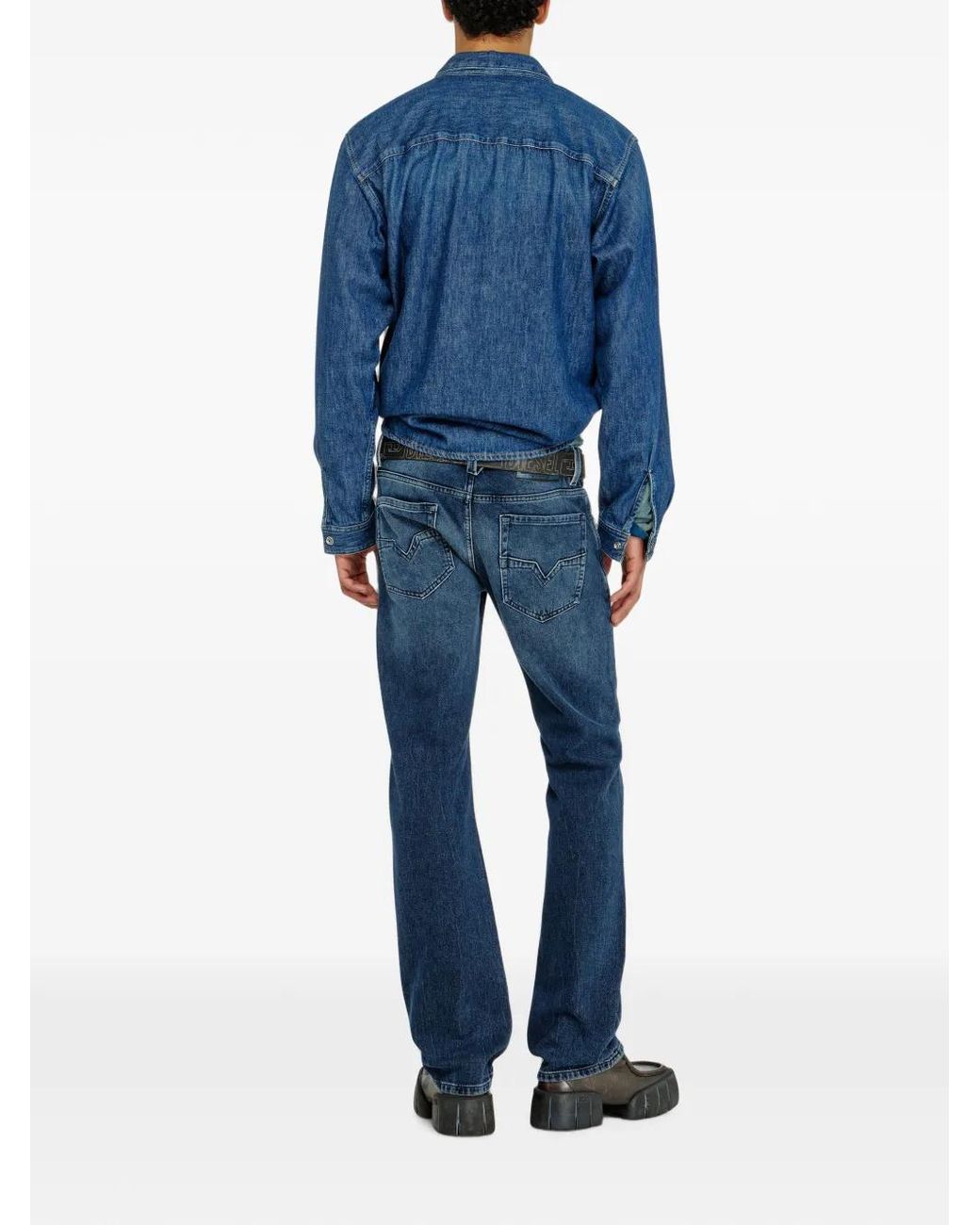 DIESEL Blue Jean Droit Taille Basse 1985 Larkee for men