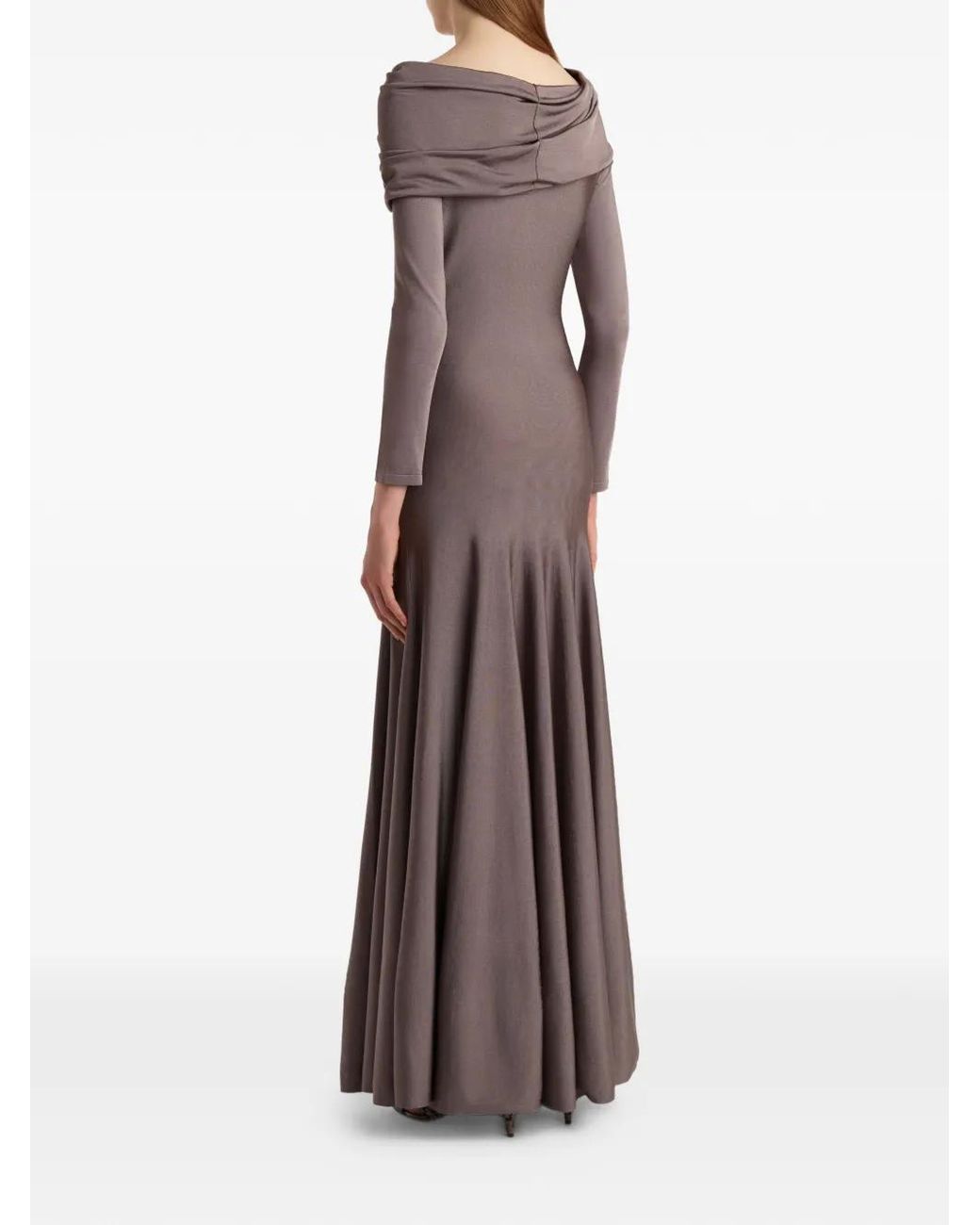 Khaite Gray Genesis Dress