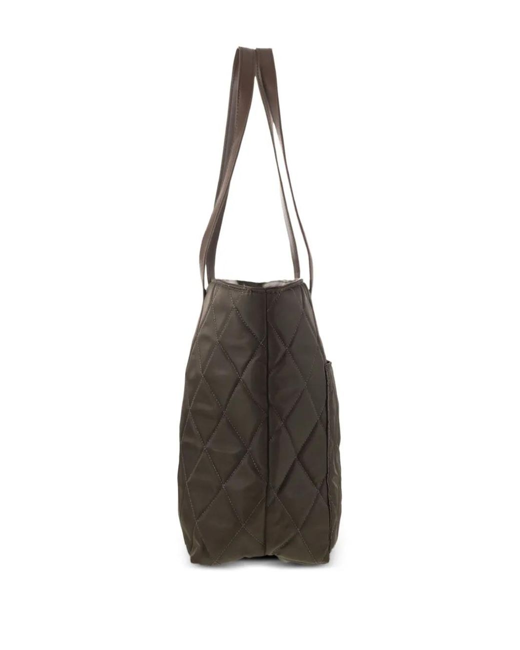 Barbour Black Quilted Tote Bag