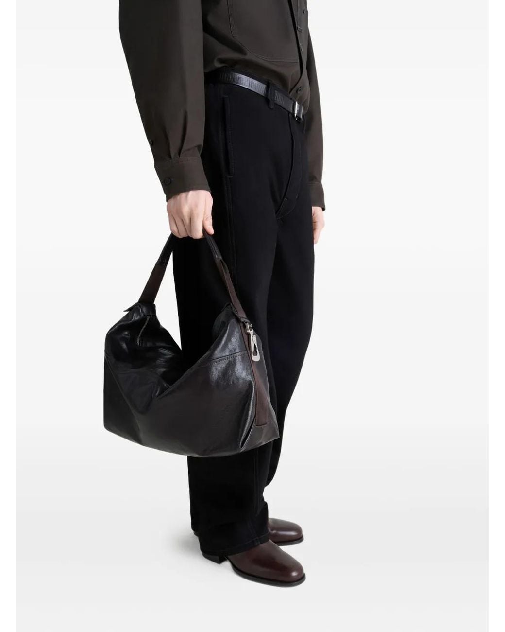 Lemaire Black Berlingot Shoulder Bag