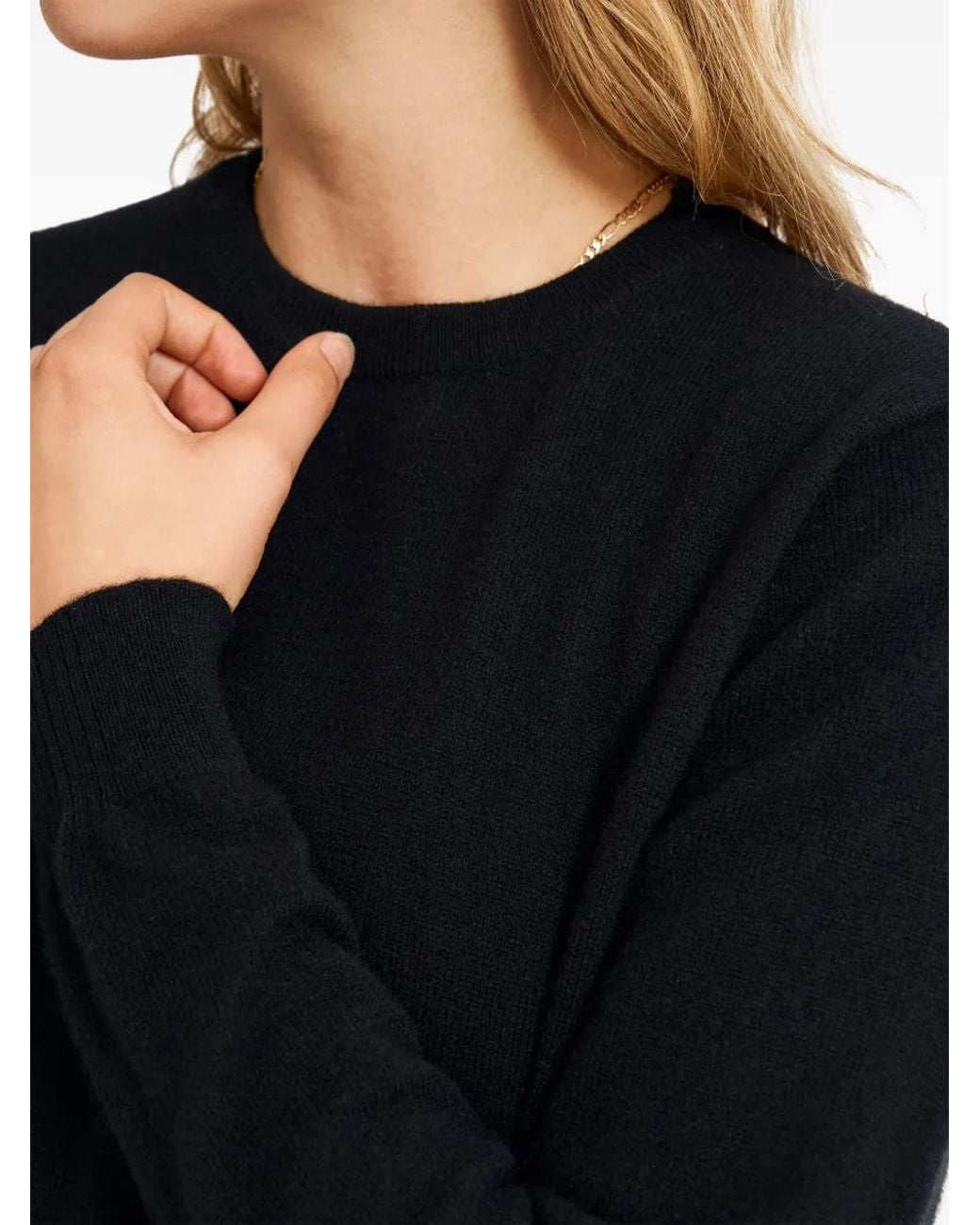 Pringle of Scotland Blue Round-Neck Cashmere Jumper