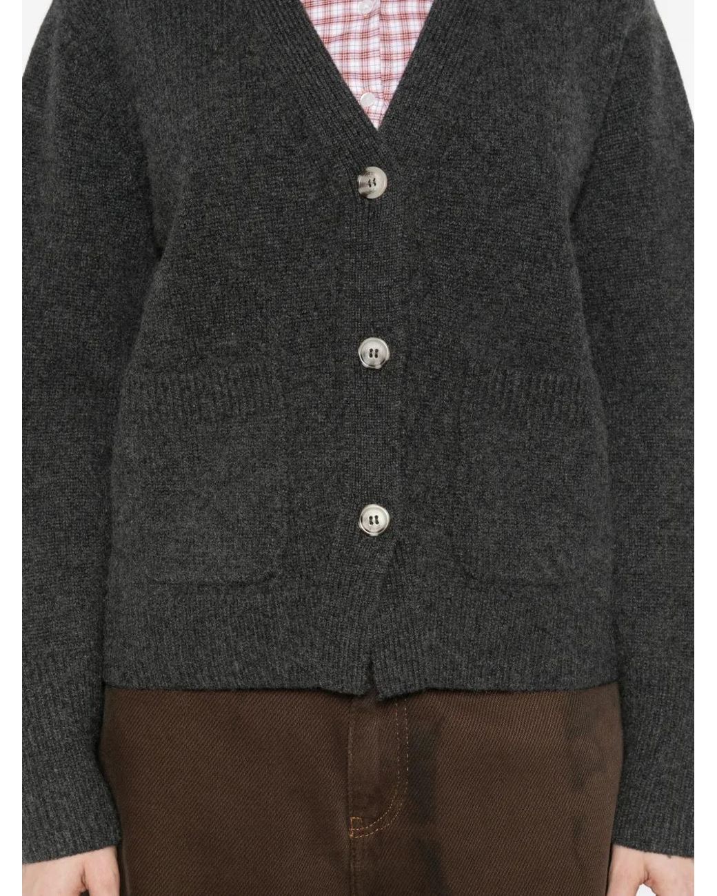 arch4 Black Janelle V-Neck Cardigan