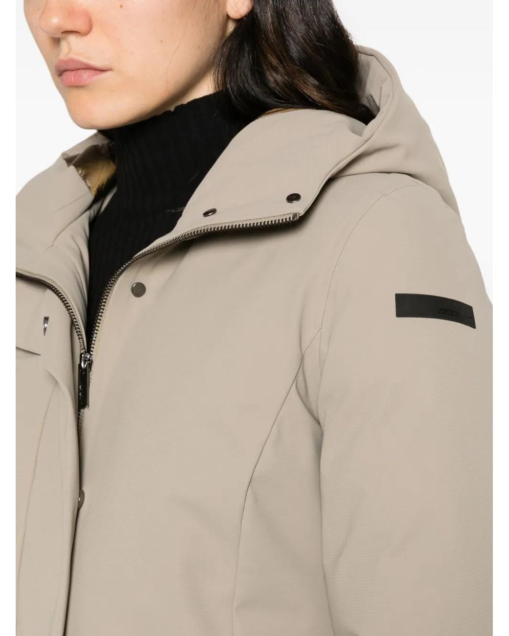 Rrd Natural Hooded Zip-Up Coat