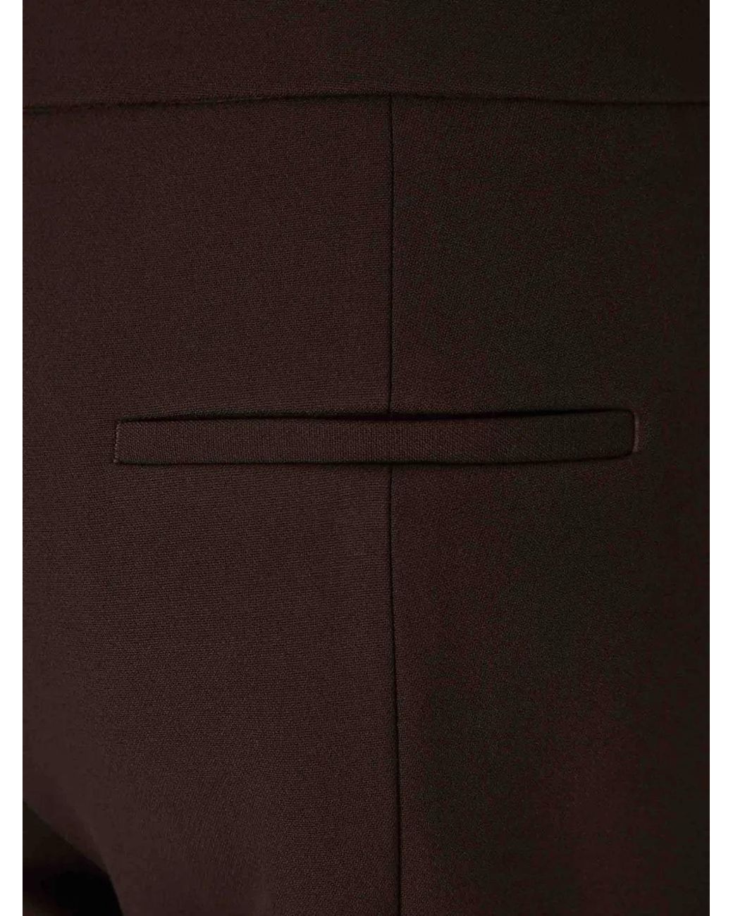 Peserico Brown Pressed-Crease Flared Trousers